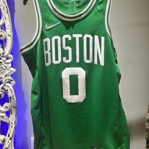 Nike Green Boston Jersey